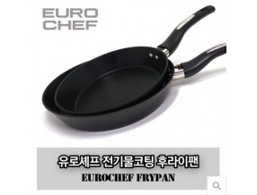 유로셰프 전기물코팅 후라이팬 26cm 온도센서